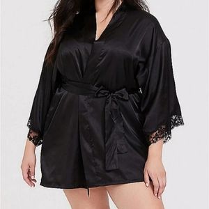 Torrid silk robe